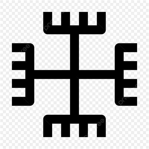 Pagan Symbols Clipart Hd PNG, Paganism Glyph Icon Vector, Paganism ...