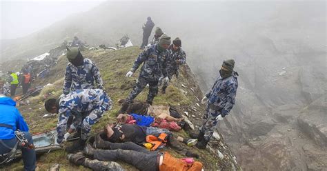 16 bodies of victims of the plane crash found in the Himalayas, Nepal