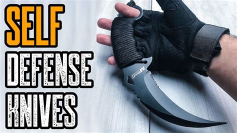 TOP 10: BEST KNIFE FOR SELF DEFENSE ON AMAZON! - YouTube