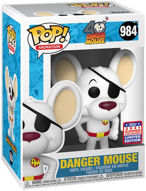 SDCC 2021 - Danger Mouse (Funko Shop Europe) Vinyl Figure 984 | Danger ...