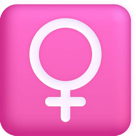 "female sign" Emoji - Download for free – Iconduck