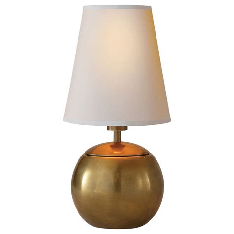 Tiny Accent Lamp - Antique Brass - Luxe Home Company