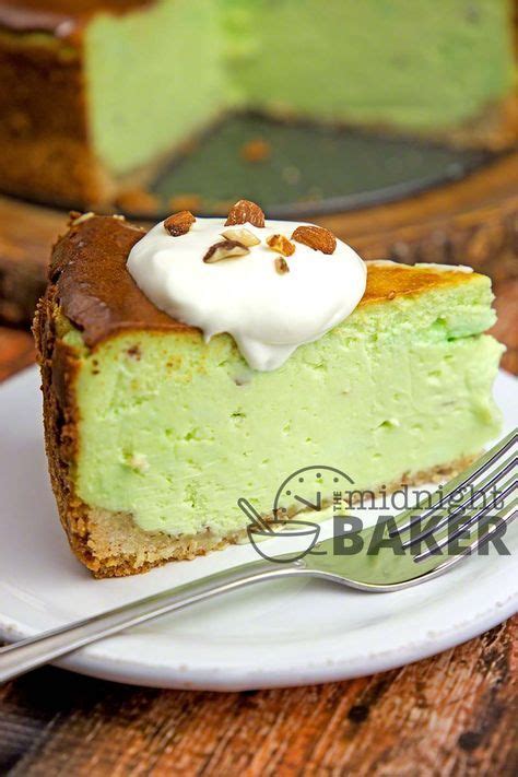 This pistachio cheesecake is the perfect dessert. Rich, creamy and ...