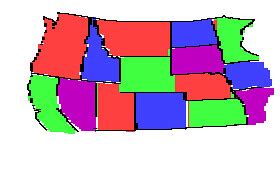 Northwestern United States map (1987) | I don't know what I … | Flickr