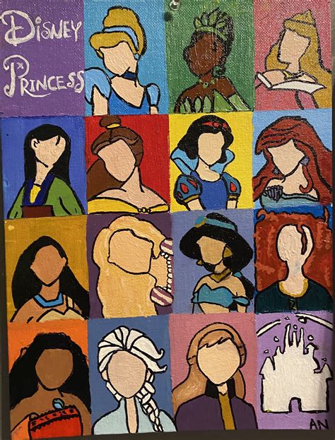 Disney Princess Paintings, Disney Canvas Paintings, Disney Canvas Art, Disney Princess Art ...