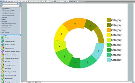 Donut Chart Templates | Quarter Sales Revenue for Top 10 Products by ...