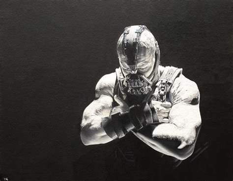 My painting of Tom Hardy: Bane. Oil on canvas. 506x408mm. : r/batman