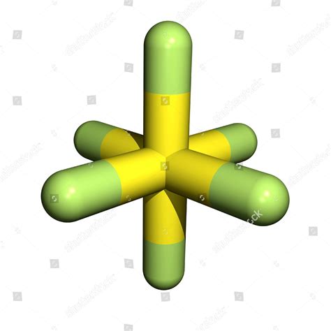 Sulfur Hexafluoride Molecule Sulfur Hexafluoride Strongest Editorial ...