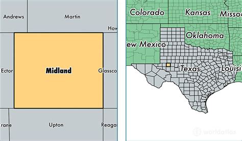 Midland County, Texas / Map of Midland County, TX / Where is Midland County?