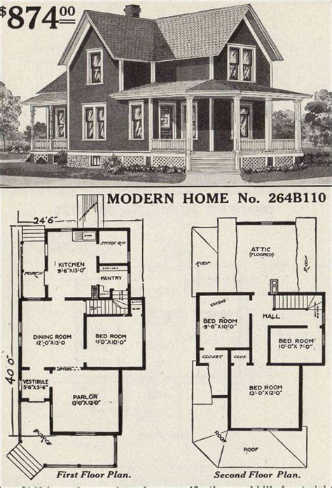 Pin by Nancy Miller on Way back then... | Victorian house plans, Ranch house plans, Sears house ...