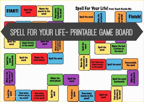 Free Game Templates Of 9 Best Of Life Board Game Printable Template | Heritagechristiancollege