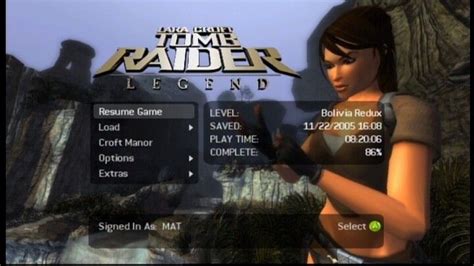 Screenshot of Lara Croft: Tomb Raider - Legend (Xbox 360, 2006) - MobyGames