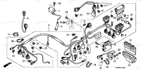 Honda ATV 2008 OEM Parts Diagram for Wire Harness | Partzilla.com