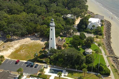 St. Simon's Lighthouse in St. Simons Island, GA, United States ...