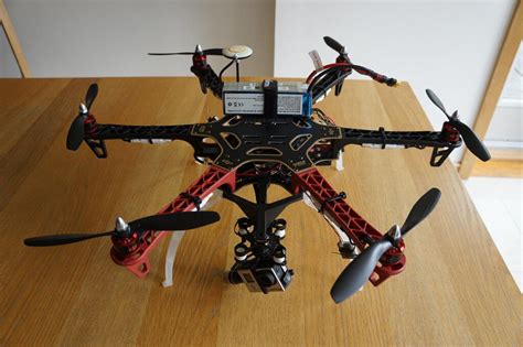 DJI F550 hexacopter drone with NazaM V2 flight controller and GoPro ...