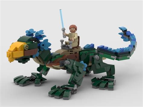 Obi-Wan's Varactyl Boga from BrickLink Studio [BrickLink]