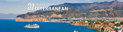 Princess Mediterranean Cruises, 2017 and 2018 Mediterranean Princess ...