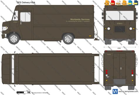 Templates - Cars - Various Cars - UPS Delivery truck