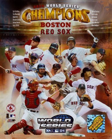 Boston Red Sox 2004 World Series Champions Composite Photo at ...