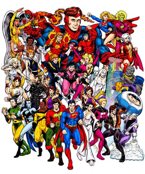 Legion of Super Heroes, Color by dalgoda7 on DeviantArt