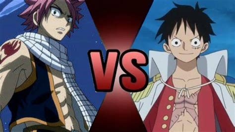 Natsu vs Luffy. by cobeeking on DeviantArt