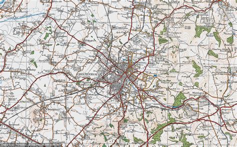 Historic Ordnance Survey Map of Cheltenham, 1919