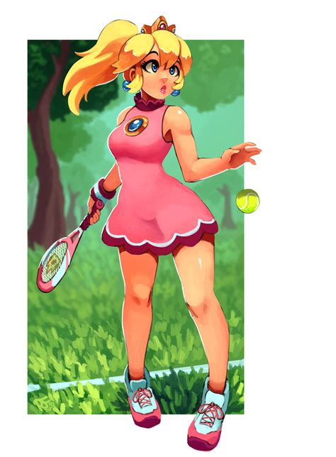 RavenousRuss — Tennis Peach cause I’m getting hyped for Mario...