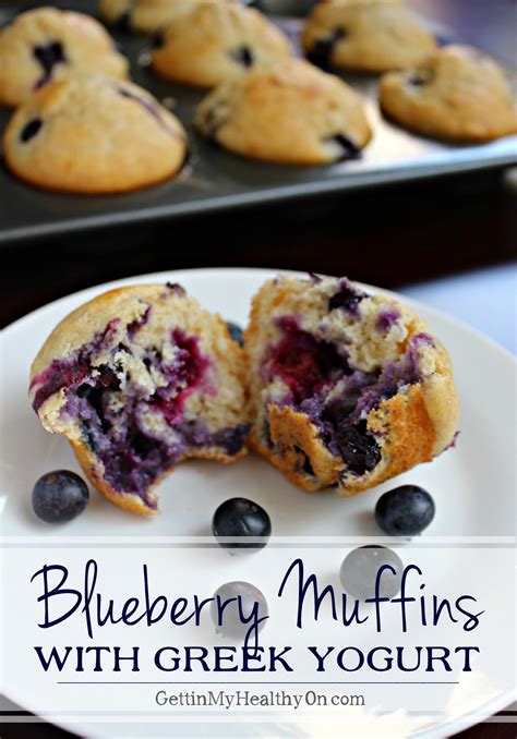 Blueberry Muffins with Greek Yogurt