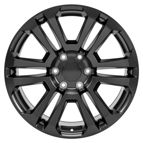 CV99 20x9 GMC Satin Sierra Matte Black Wheels | Shop for GMC Satin ...