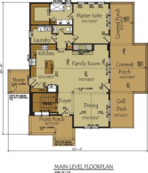 Lake Wedowee Creek Retreat House Plan | Lake house plans, House plans ...