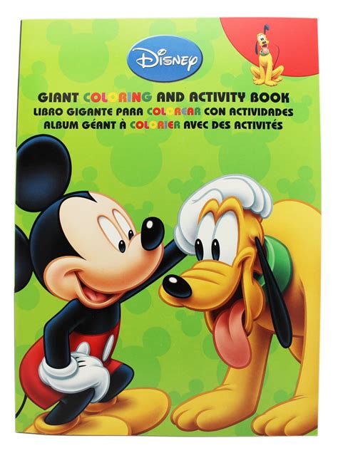 Disney's Mickey Mouse and Pluto Coloring and Activity Book (Green Cover) - Walmart.com