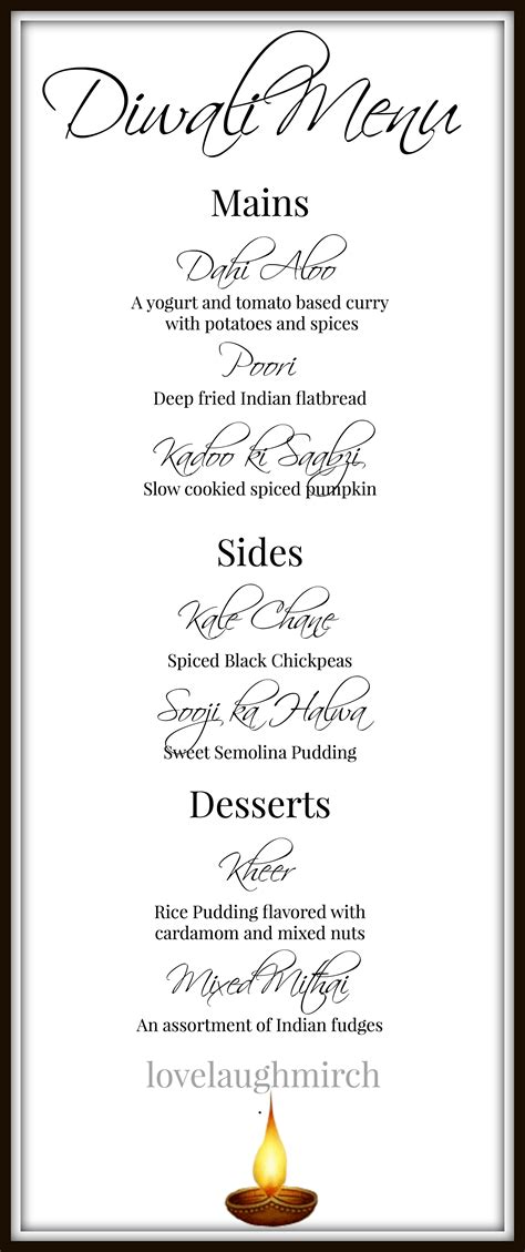 6 Easy Indian Diwali Desserts and My Diwali Menu