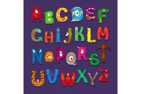 Funny alphabet for kids