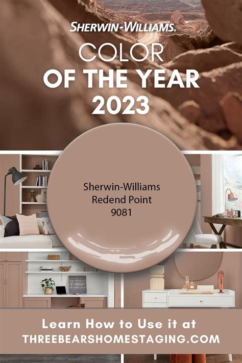 A Soft and Soulful Neutral: Sherwin-Williams 2023 Color of the Year Redend Point 9081 Trending ...