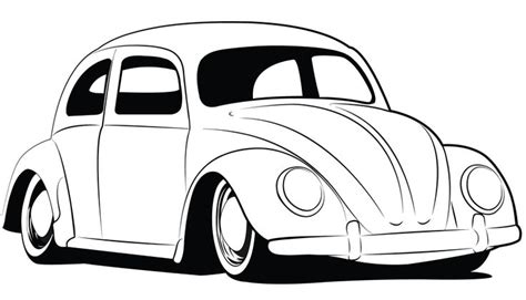 Volkswagen Beetle Coloring Pages