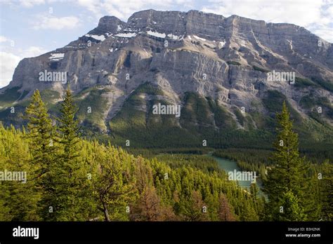 Mount Rundle in Banff National Park Stock Photo - Alamy