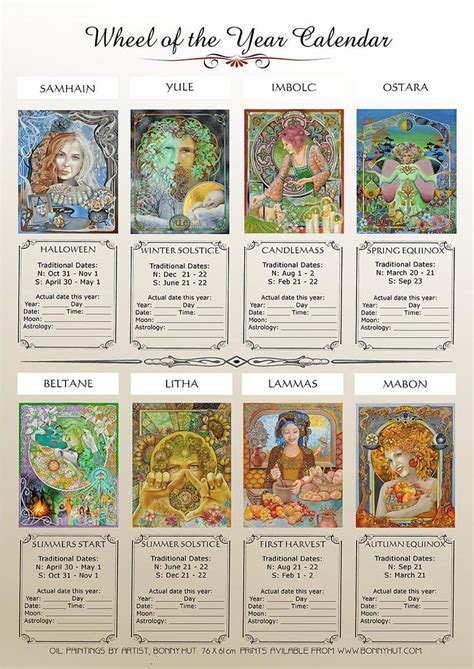 Pagan Holiday Calendar - Printable Calendars AT A GLANCE