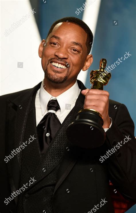 Will Smith Arrives Vanity Fair Oscar Editorial Stock Photo - Stock ...