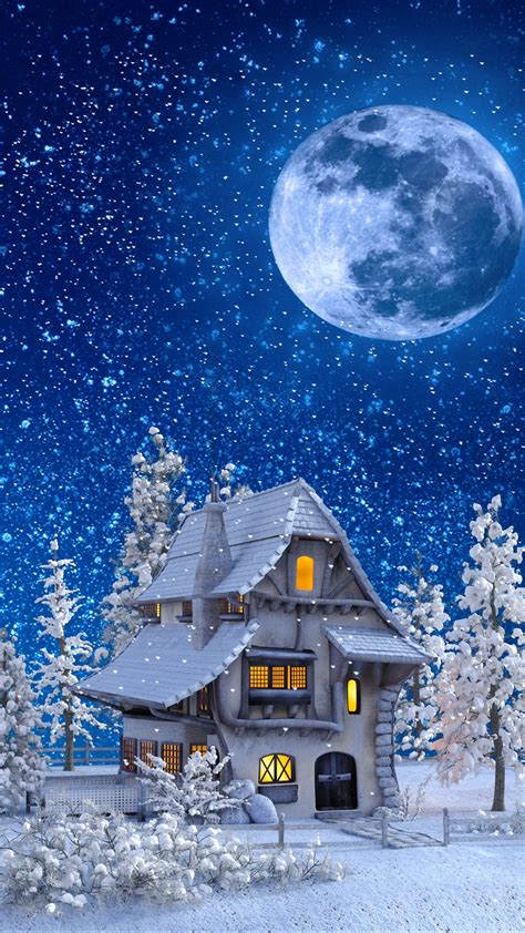 Winter Moonlight Wallpapers - Wallpaper Cave