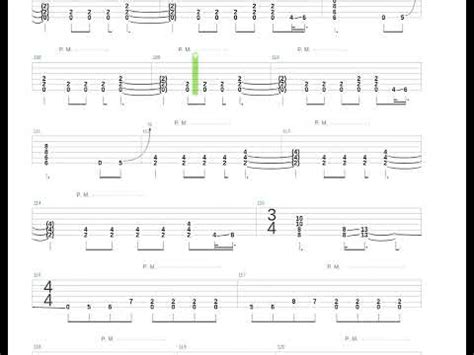 Blackened Tab by Metallica + Guitar only + Guitar tab - YouTube