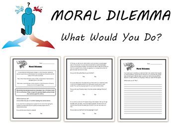 Moral Dilemma Group Activity and Individual Writing Assignment | TPT