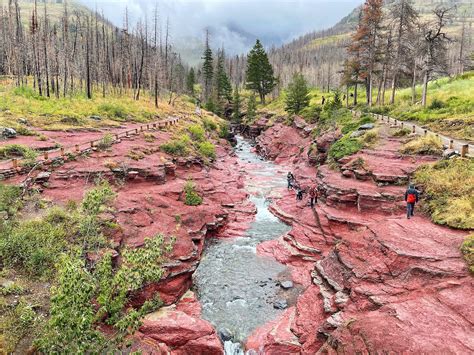 Red Rock Canyon in Waterton Lakes National Park - Out & Across