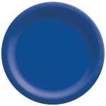 Amscan Go Brightly Solid Lunch Paper Plates, 8-1/2", Royal Blue, Pack Of 16 Plates – Office ...