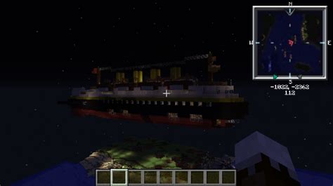 The Titanic Class flying Cruise ship (Movecraft) Minecraft Map