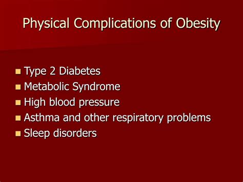 PPT - Childhood Obesity: Complications and Implications PowerPoint ...