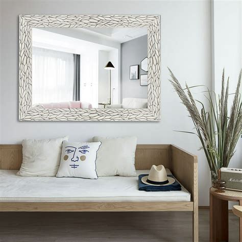 Mirrors for Wall Decor Rectangular Mirror Bathroom Wall Mounted Make Up ...