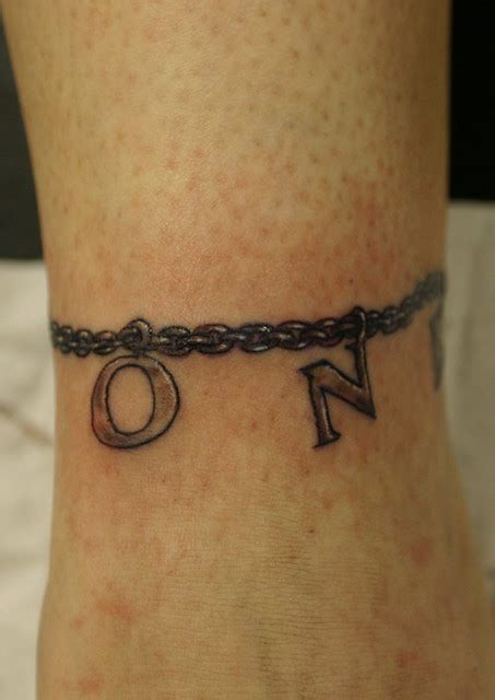 Ankle-Chain-Tattoo | www.facebook.com/FlamingArtTattoo/ | Flaming Art ...