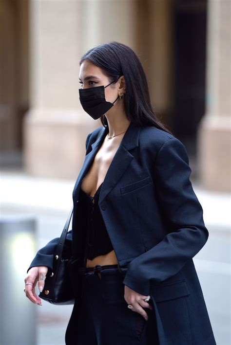 Dua Lipa in a Tailored Black Outfit - NYC 12/09/2020 • CelebMafia