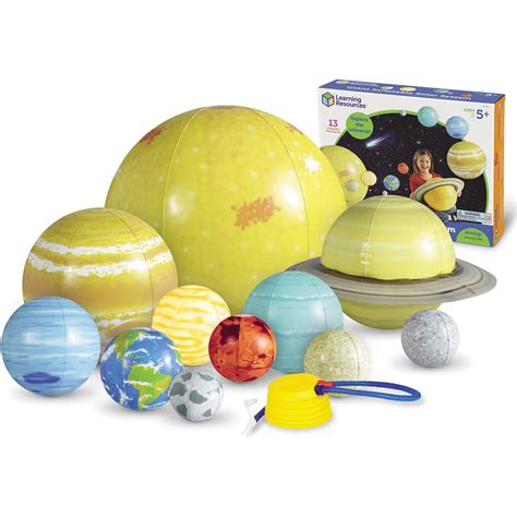 Learning Resources, LRNLER2434, Giant Inflatable Solar System Set, 12 ...