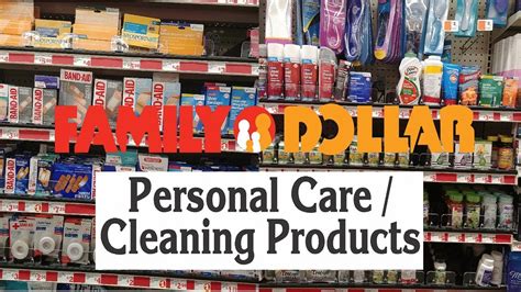 FAMILY DOLLAR - PERSONAL CARE and CLEANING PRODUCTS - Shop With Me ...